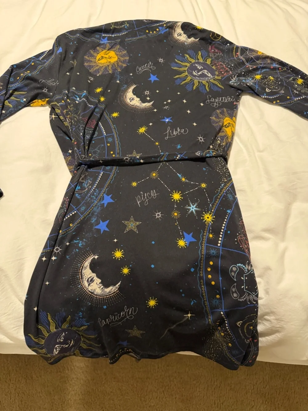 Johnny Was Jonesy Sleep Robe Celestial size small - Picture 7 of 7